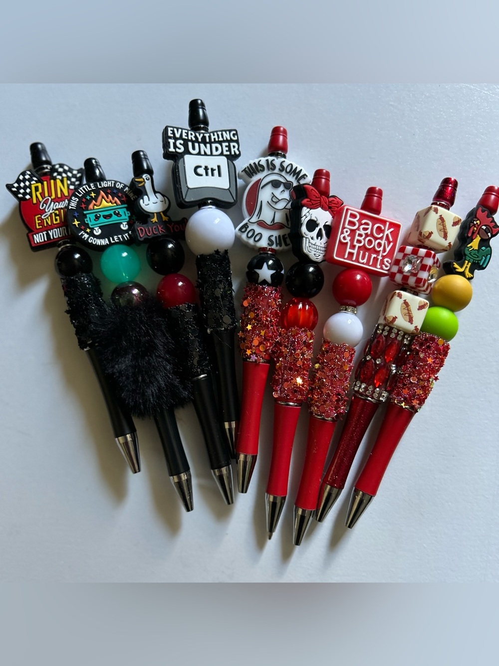 Pens - Handcrafted by Kyleigh- to support her soccer ⚽️ career
NWT 💛⭐️💛 - Picture 3 of 8